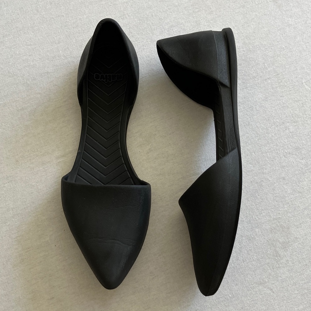Native Shoes Women's Black Audrey Pointed Flats
